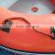 Red And Black Inflatable Motor Boat For Fishing