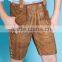 German outfit Trachten Wears / Oktoberfest Lederhosen / Kurze Lederhose / Bavarian Shorts / Leather Pants