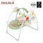Remote control plastic seat baby swing/musical swing bouncer chair