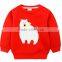 New style o neck long sleeve blue 100% cotton kids wholesale hoodies