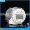 Hot sale Alarm digital clock with 7 Colors Change and 6 natural sound