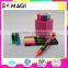 8 Pack Fluorescent colors Anti-wipe Paint Pen with Reversible 6mm Tip for Glass, Window & LED Art Menu Writing Board