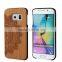 Beautiful Laser Engraved PC+ Cherry Wood Cover For Galaxy S6 Dandelion Engraving for S6 Hoursing for Samsung Galaxy s6
