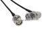 RG174/U BNC Plug Coaxial Cable Assemblies - 50 Ohm Transmission Lines with Two Right Angle BNC Connectors