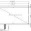 21.5 inch 4 wire resistive touch screen panel with USB or RS232 interface