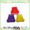 Lovely bear silicone baking mould, assorted colors