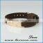 Good price blue personalized silicone bracelets 4 in 1 bio magnetic band