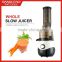 Good quality hot sale big mouth manual fruit slow juicer, industrial juice extractor machine, stable juicer