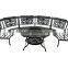 garden furniture sets wicker round sun bed antique cast iron metal handmade wooden garden furniture