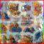 embossed PVC cartoon stickers/Winnie PVC stickers