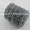 silver cleaning scrubber roll, metal scourer,mesh scourer galvanized mesh roll