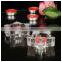 colorful glass candle holders for tealight in stars shaped