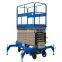Motorcycle mobile scissor lift work platform