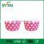 a series of recycle disposable ice cream paper bowls for food gradewith dome-like roofs lids