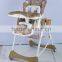 Baby high chair restaurant baby plastic folding high chair baby furniture original factory