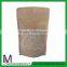 Kraft paper Bag with window and Zipper heat seal Kraft Paper Valve Bag