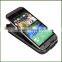 2015 New arrived book style PU leather mobile phone case for HTC One M8