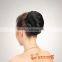 Hair accessories bun wigs hair pieces, synthetic hair chignon dome