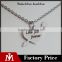 2016 Elegant Girls Stainless Steel Heart Charm "Love You Forever" Silver Necklace Jewelry