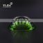 half round shape green color crystal knobs for cabinets