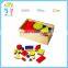 2016 Magnetic square calendar clock puzzles and role play educational games for kindergarten