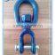forged steel lifting chain swivel eye and clevis U.S. type G403,anchor swivel