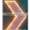 solar arrow sign /solar flashing arrow signs/solar directional arrow sign