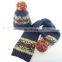 China-made Hot Sell Kids Knitted Hat Scarf Gloves Sets