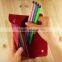 4 Colors PU leather Makeup Brushes Pens Cosmetic Bag For Women pencil Case