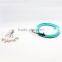 LC/PC OM3 12core mini breakout cable 3M pigtail aqua