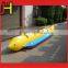 One Tube Inflatable 3 Person Floating Banana Boat For Sale