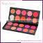 Waterproof 20 color long lasting oem matte lip gloss palette