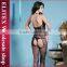 Wholesale Flower Pattern Black Sexy Body Stocking Woman Lingerie
