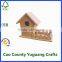 unfinished wooden hanging bird nest house toys