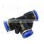 PU Seires Pneumatic Connector,Direct Way Hydraulic Fitting- Connector Fitting-Black
