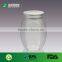 Aluminium Cap Transparent Empty 500g Pet Clear Plastic Cookie Jar