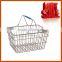 high quality metal wire shopping baskets