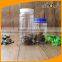 500ml PET Round Clear Plastic Herb Bottle With Screw Lid