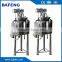Electric heating mixing tank with top entry agitator