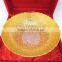 Gold and silver plated brass bowl for home decoration wedding gift