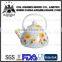 Manufacture flower logo decal enamel kettle