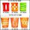 white matte craft hand painted aroma therapy glass candle holder