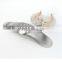 cy282 Curved garlic stainless steel 304/430 multi-functional manual garlic creative twist garlic kitchen worn garlic