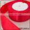 white red pink customerised soft satin fabric floral offray ribbon
