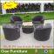 balcony small table set patio furniture rattan coffee table chair
