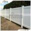 Fentech White Flat-Top Full Privacy Vinyl Fence