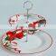 2 layer plate with rack,porcelain with decal printing