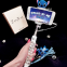 Diamond Cartoon Mini Foldable Extendable Monopod Selfie Stick with Wired Cable Mobile Phone AccessoriesPromotion Gifts