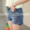 2017 Latest Style Summer women fashion ripped jeans ladies denim shorts