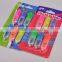 multi colored highlighter pen set